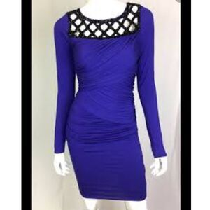 Plenty by Tracy Reese|‎ Anthro Layered Ruched Bandage Dress Criss Cross Design